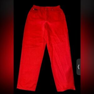Lauren Ralph Lauren red bootcut pants for women size 12 relaxed
